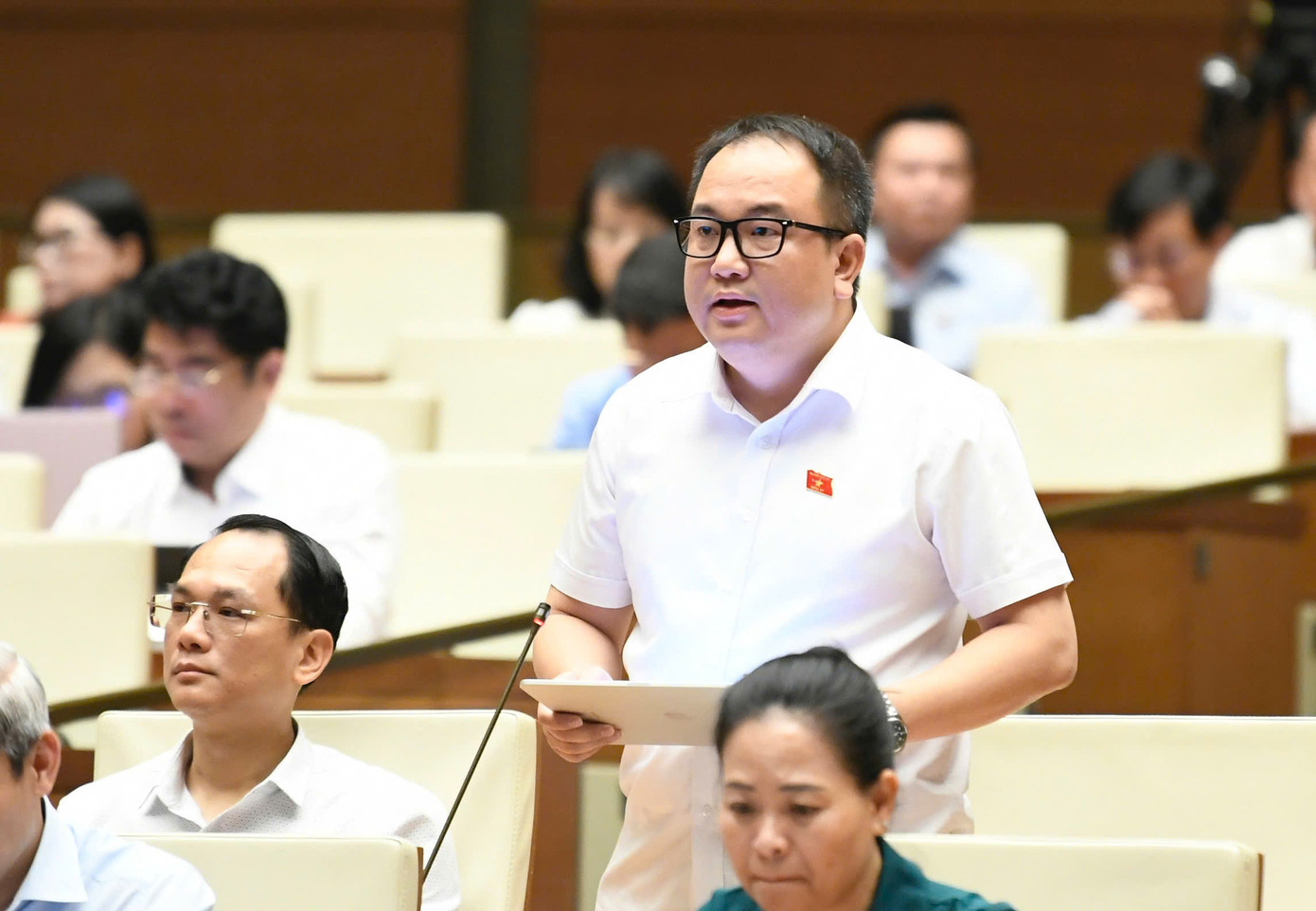 Đại biểu Phạm Trọng Nghĩa. Ảnh: Như Ý Đại biểu Phạm Trọng Nghĩa. Ảnh: Như Ý