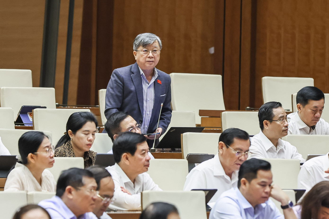 Đại biểu Trương Trọng Nghĩa. Ảnh: Như Ý Đại biểu Trương Trọng Nghĩa. Ảnh: Như Ý