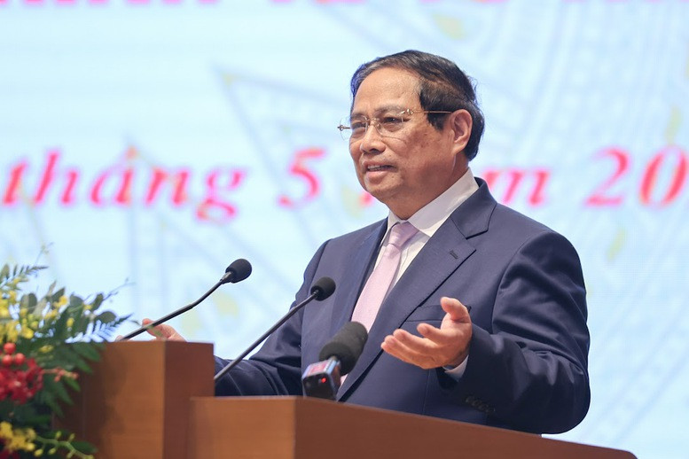 Thủ tướng phát biểu tại tọa đàm. Ảnh: Nhật Bắc Thủ tướng phát biểu tại tọa đàm. Ảnh: Nhật Bắc