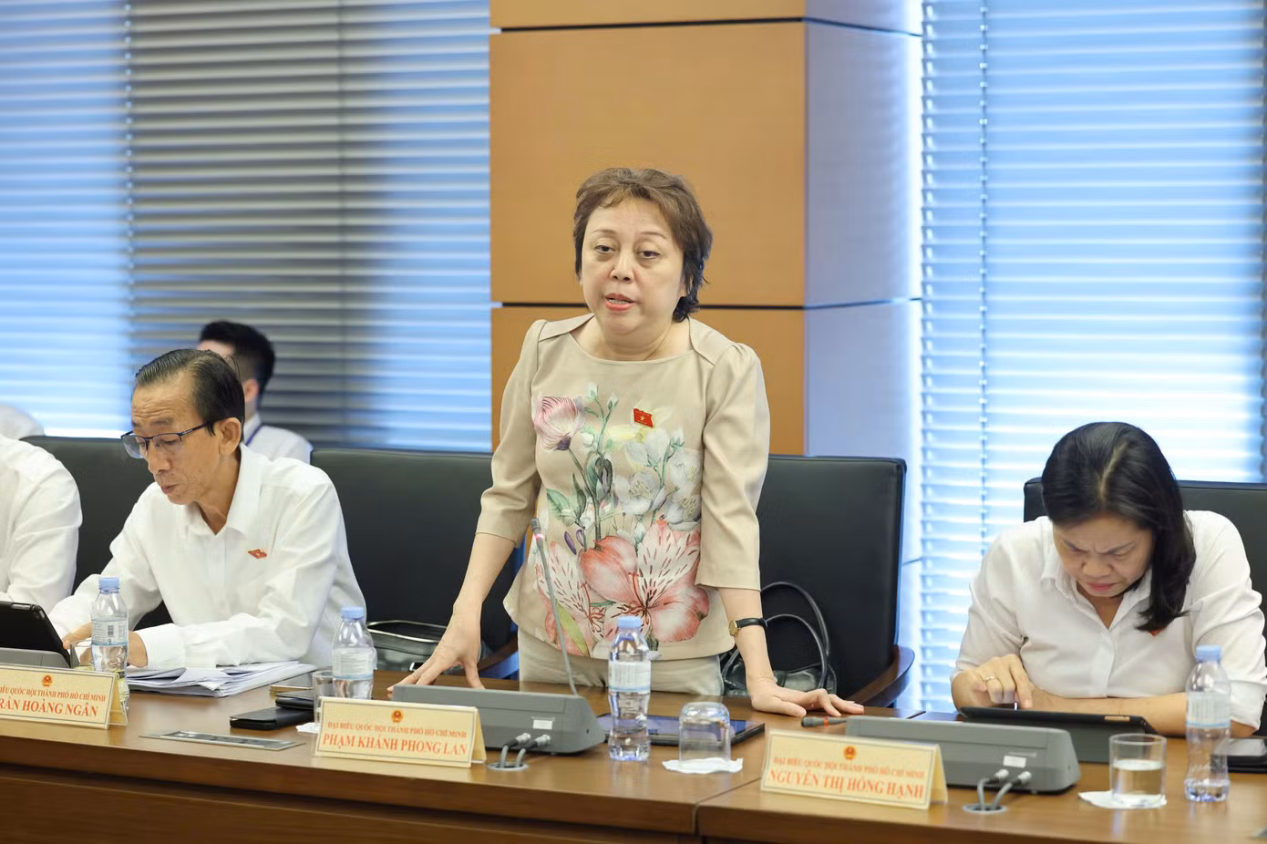Đại biểu Phạm Khánh Phong Lan. Ảnh: QH Đại biểu Phạm Khánh Phong Lan. Ảnh: QH
