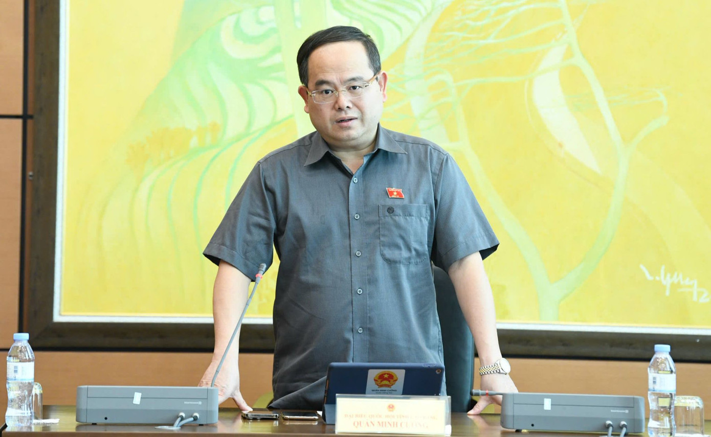 Đại biểu Quản Minh Cường - Bí thư Tỉnh ủy Cao Bằng. Ảnh: Như Ý