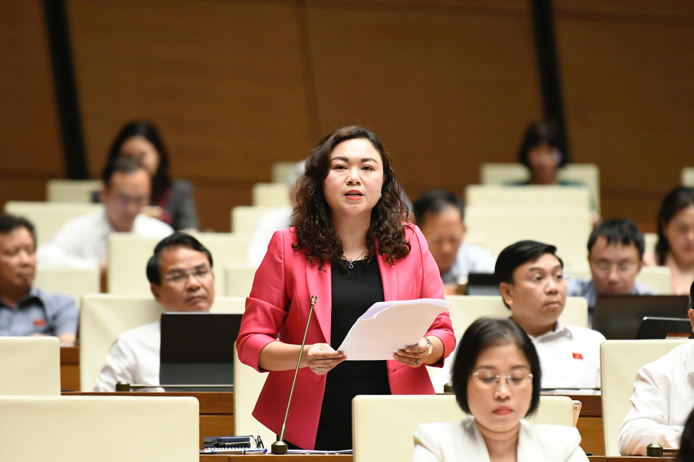 Đại biểu Đặng Bích Ngọc (Hòa Bình). Ảnh: Như Ý