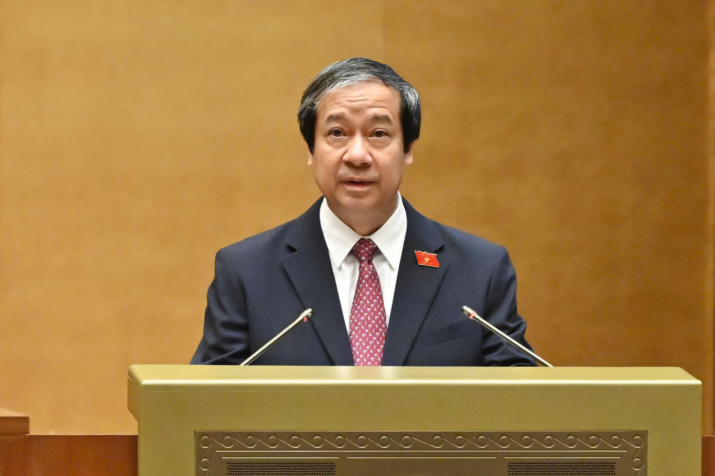 Bộ trưởng Bộ Giáo dục và Đào tạo Nguyễn Kim Sơn. Ảnh: Như Ý Bộ trưởng Bộ Giáo dục và Đào tạo Nguyễn Kim Sơn. Ảnh: Như Ý