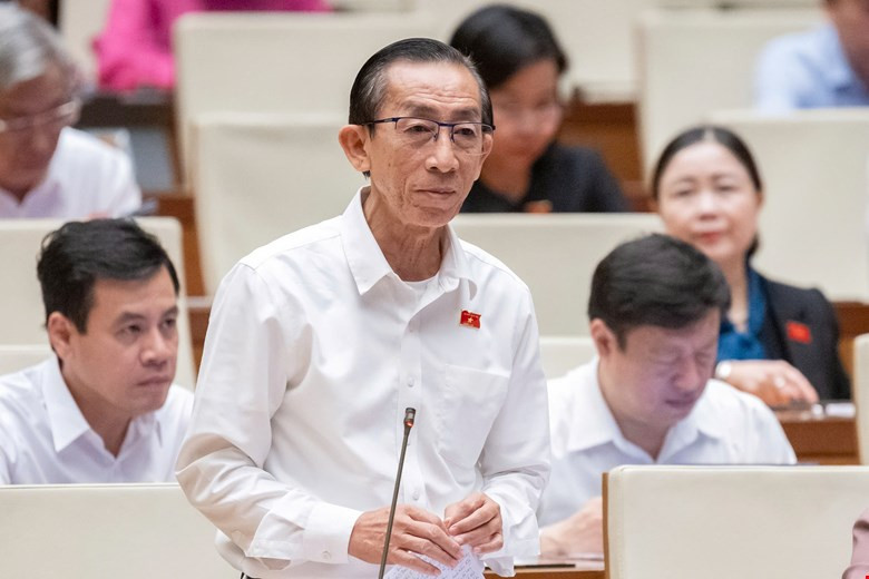 Đại biểu Trần Hoàng Ngân (TPHCM). Ảnh: Như Ý Đại biểu Trần Hoàng Ngân (TPHCM). Ảnh: Như Ý