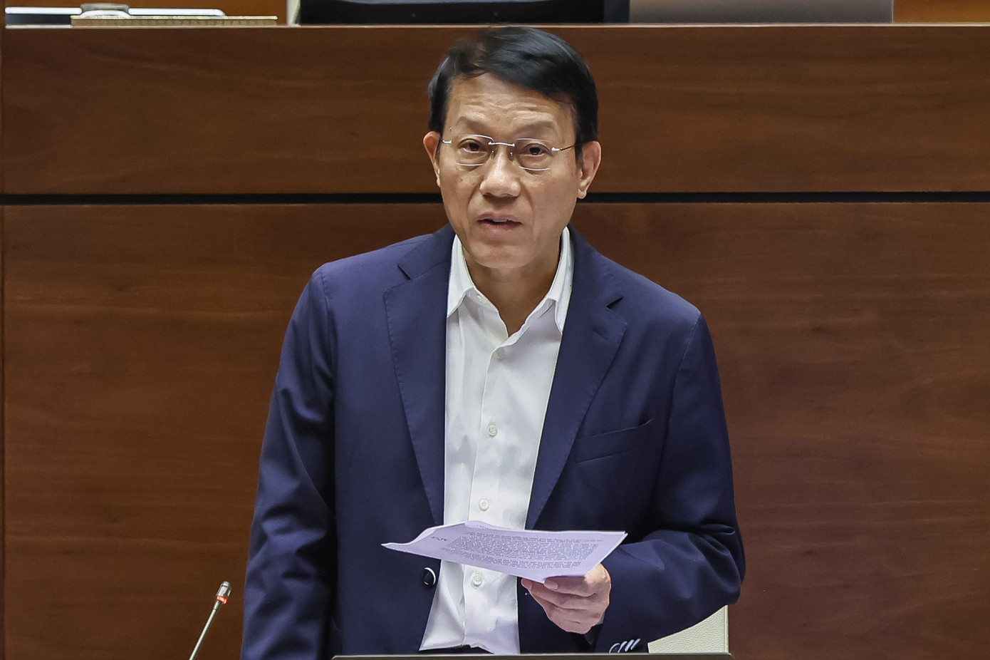 Đại tướng Lương Tam Quang, Bộ trưởng Bộ Công an. Ảnh: QH