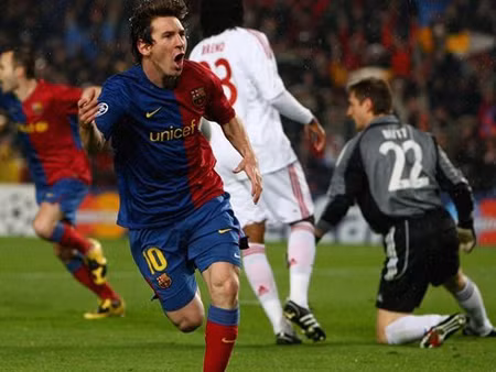 Ở trận đấu gần đây nhất với Bayern tại Champions League, Messi lập một cú đúp. Ở trận đấu gần đây nhất với Bayern tại Champions League, Messi lập một cú đúp