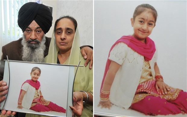 Cô bé Gurkiren Kaur Loyal đã bị lấy cắp nội tạng sau khi các nhân viên y tế Ấn Độ tiêm một loại thuốc và gây tử vong. Ảnh: BPM