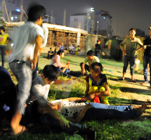 Tìm khu đất trống để lấy lại dưỡng khí.