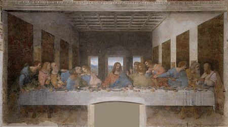 Bức Last Supper Chirst được vẽ trong khoảng những năm 1490