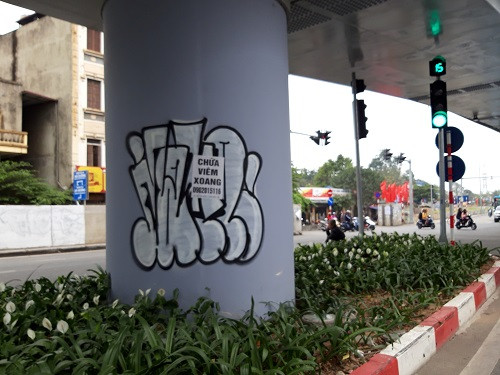 Bức xúc vì người ngoại quốc vẽ bậy giữa đêm giao thừa ảnh 7