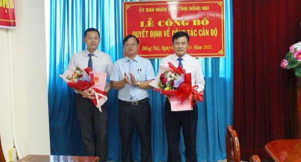 Chủ tịch UBND tỉnh Đồng Nai trao quyết định bổ nhiệm cán bộ