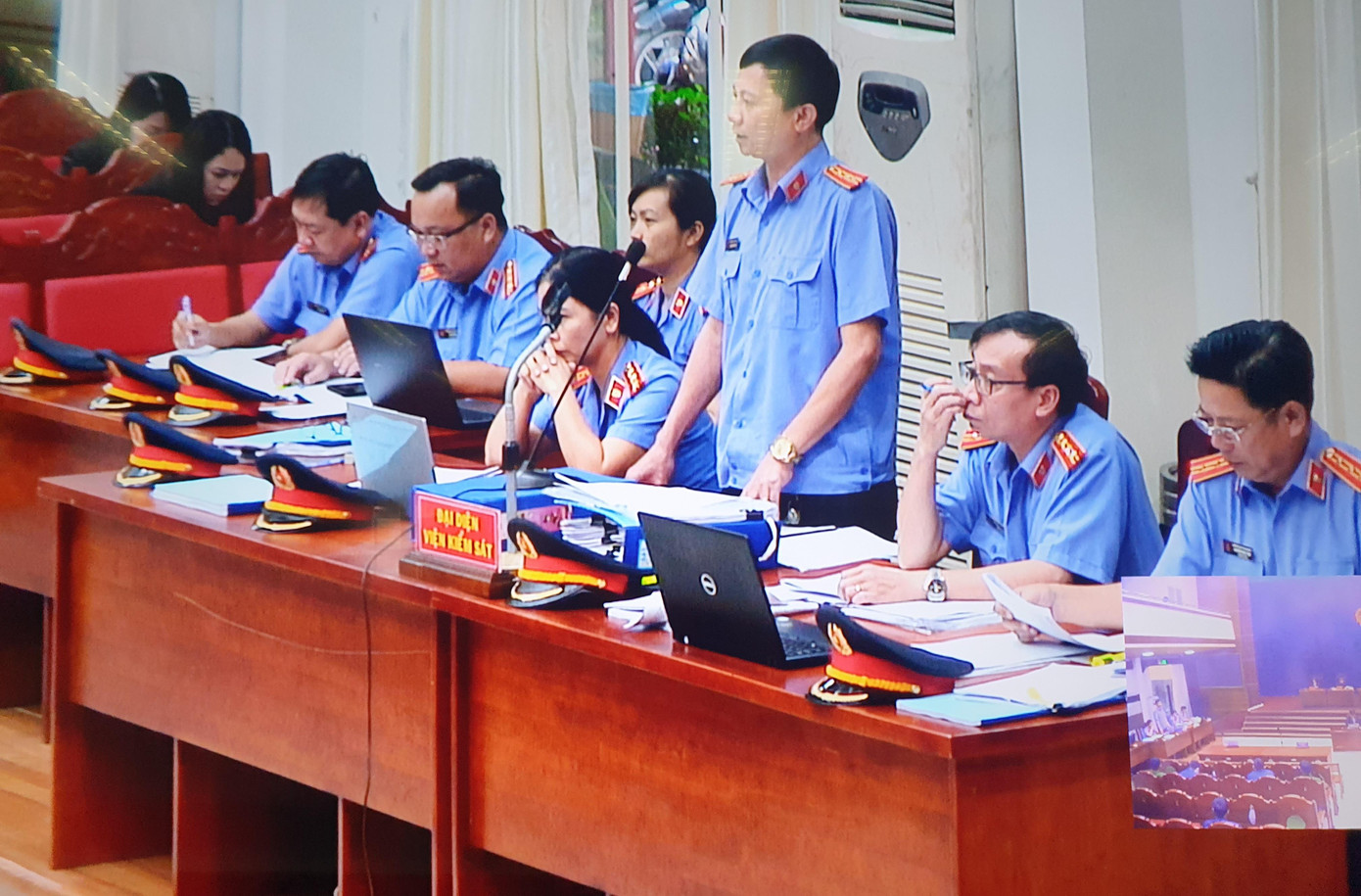 Đại diện Viện KSND tại phiên tòa Đại diện Viện KSND tại phiên tòa