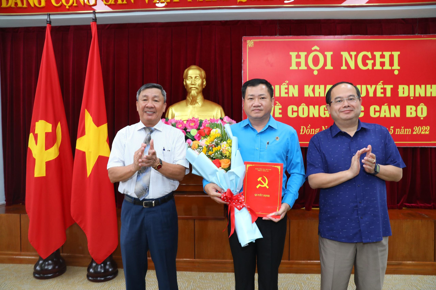 Ông Tăng Quốc Lập nhận quyết định điều động.