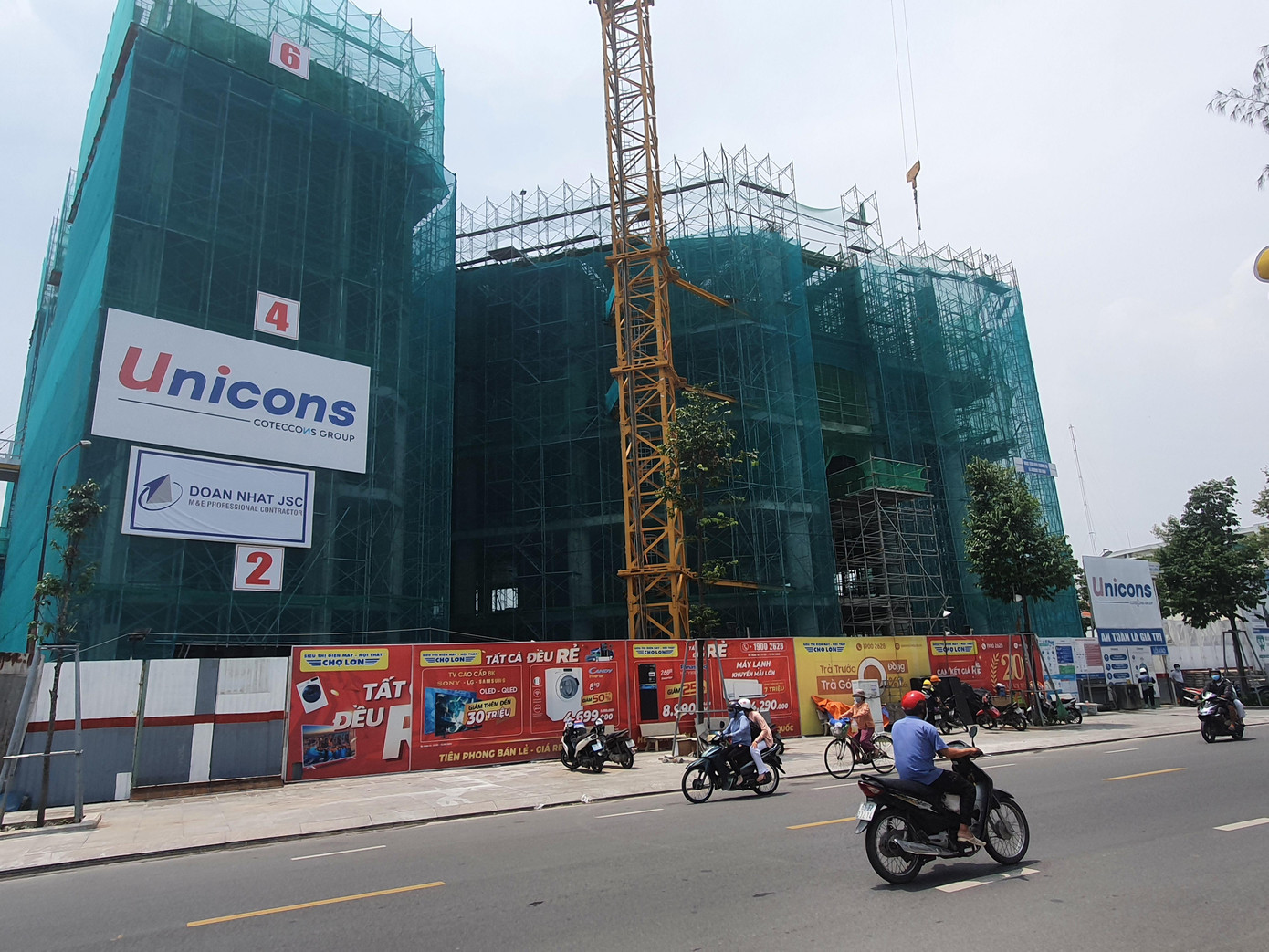 Một doanh nghiệp mua đấu giá khu đất tại TP Biên Hòa và đang tổ chức xây dựng