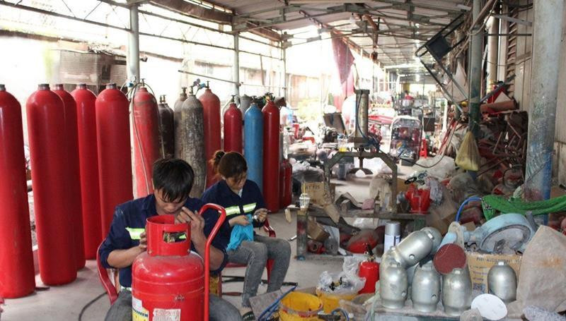 Sản xuất hiết bị PCCC tại Công ty TNHH TM- XNK Tấn Đức Thịnh Sản xuất hiết bị PCCC tại Công ty TNHH TM- XNK Tấn Đức Thịnh