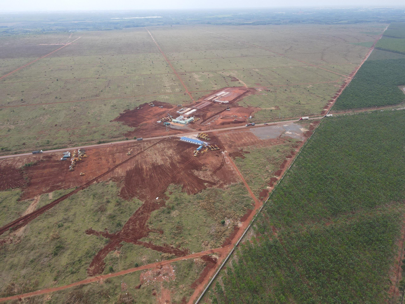 Một phần mặt bằng xây dựng sân bay Long Thành Một phần mặt bằng xây dựng sân bay Long Thành