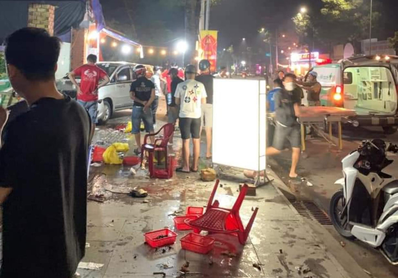 Hiện trường vụ tai nạn