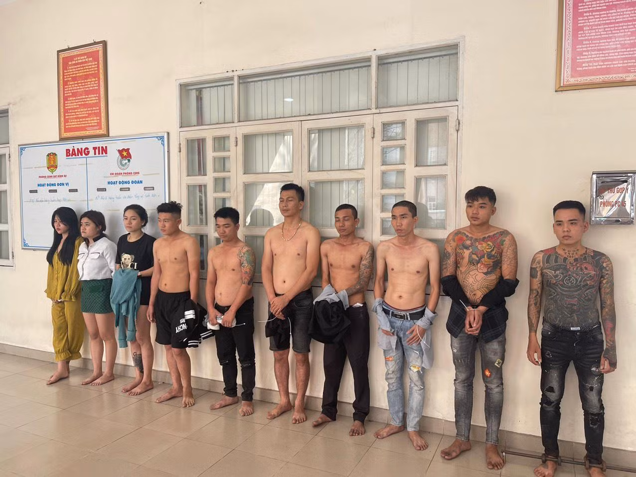 Các đối tượng trong băng cướp bị bắt giữ Các đối tượng trong băng cướp bị bắt giữ
