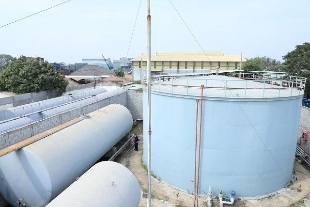 Một kho chứa xăng của đường dây buôn lậu xăng