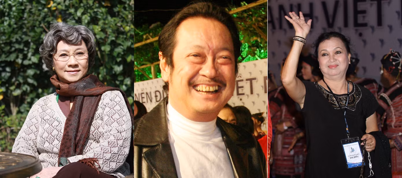 Các NSƯT (từ trái qua) Minh Đức, Chánh Tín và Thùy Liên. Ảnh: H&H