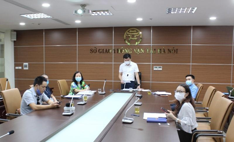 Đầu đối thoạt trực tuyến tại Sở GTVT Hà Nội ngày 24/6.