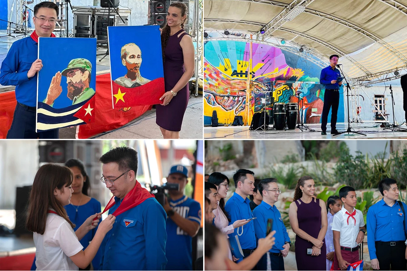 Trong chương trình, đoàn đại biểu T.Ư Đoàn TNCS Hồ Chí Minh đã tham dự lễ hội tình bạn Việt Nam - Cuba. Ảnh: T.Ư Đoàn Trong chương trình, đoàn đại biểu T.Ư Đoàn TNCS Hồ Chí Minh đã tham dự lễ hội tình bạn Việt Nam - Cuba. Ảnh: T.Ư Đoàn