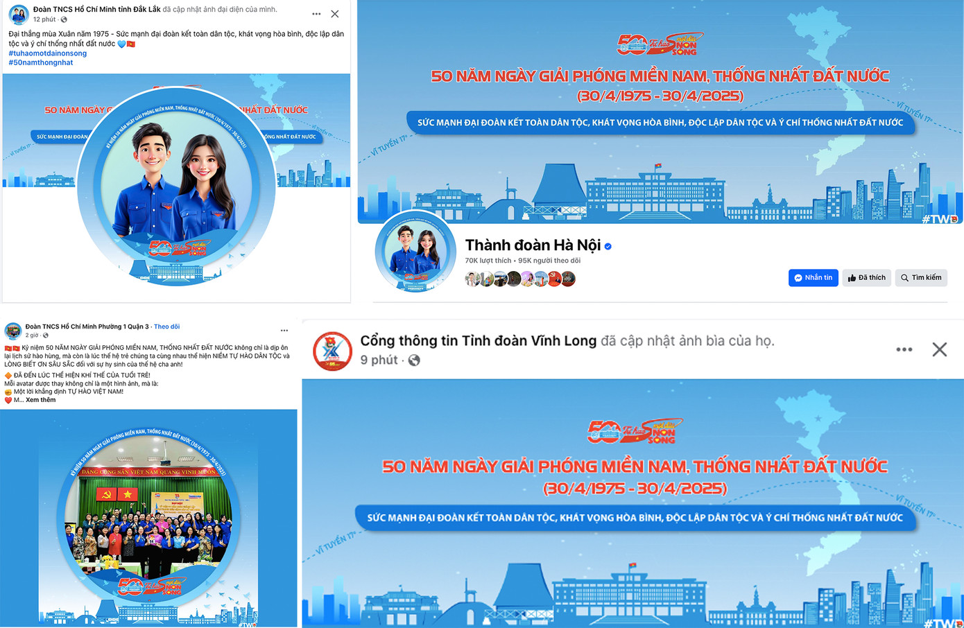 Gắn với hình ảnh đại diện là thông điệp "Sức mạnh đại đoàn kết dân tộc, khát vọng hòa bình, độc lập dân tộc và ý chí thống nhất đất nước". Gắn với hình ảnh đại diện là thông điệp "Sức mạnh đại đoàn kết dân tộc, khát vọng hòa bình, độc lập dân tộc và ý chí thống nhất đất nước".