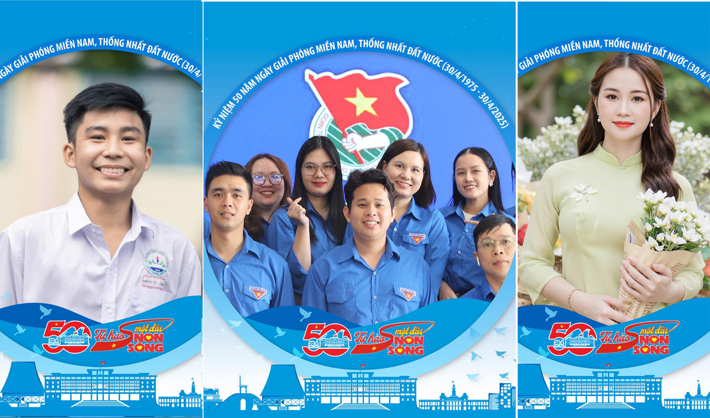Đầu tháng 4, nhiều trang, fanpage của tổ chức Đoàn, Hội các cấp và tài khoản cá nhân đã đăng tải hình ảnh đại diện chào mừng kỷ niệm 50 năm ngày giải phóng miền Nam, thống nhất đất nước (30/4/1975 – 30/4/2025). Đầu tháng 4, nhiều trang, fanpage của tổ chức Đoàn, Hội các cấp và tài khoản cá nhân đã đăng tải hình ảnh đại diện chào mừng kỷ niệm 50 năm ngày giải phóng miền Nam, thống nhất đất nước (30/4/1975 – 30/4/2025).