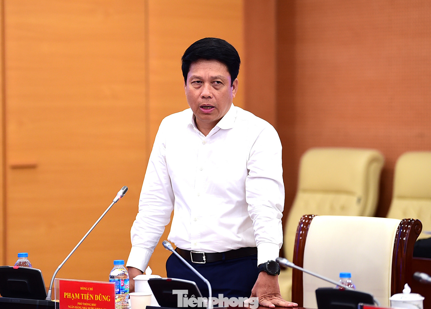 Ông Phạm Tiến Dũng phát biểu tại tọa đàm. Ảnh: Xuân Tùng Ông Phạm Tiến Dũng phát biểu tại tọa đàm. Ảnh: Xuân Tùng