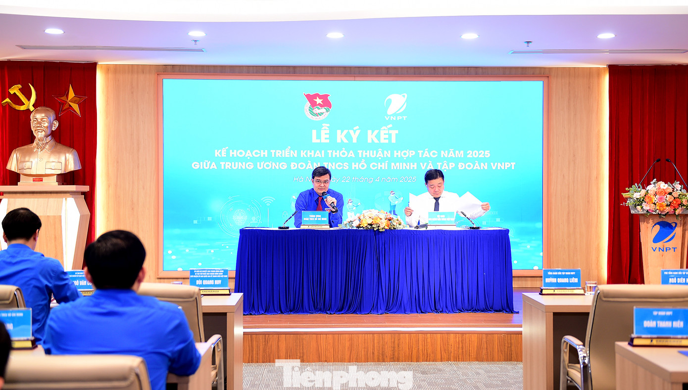 Quang cảnh chương trình ký kết. Ảnh: Xuân Tùng Quang cảnh chương trình ký kết. Ảnh: Xuân Tùng