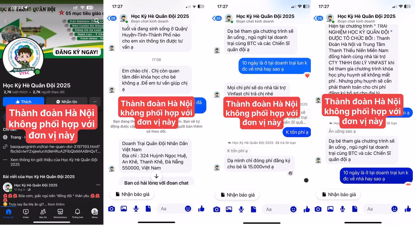 Thành Đoàn Hà Nội thông tin. Nguồn ảnh: FB Thành Đoàn Hà Nội