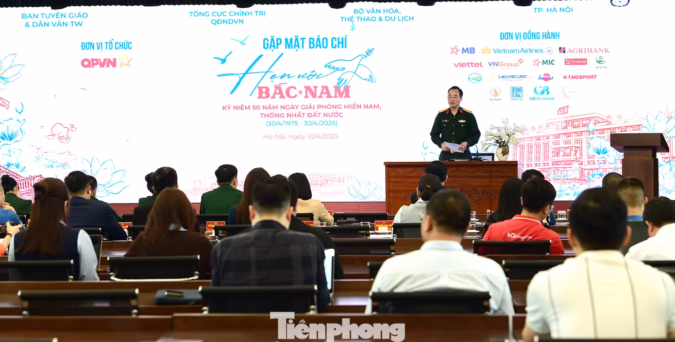Chương trình gặp mặt báo chí thông tin về “Hẹn ước Bắc – Nam”. Ảnh: Xuân Tùng