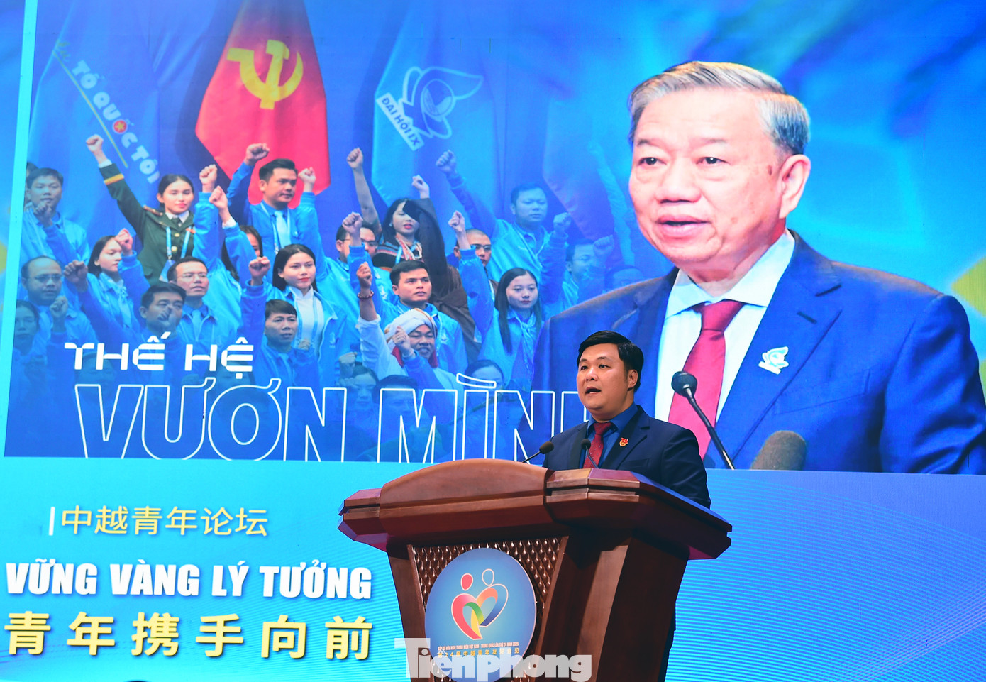 Anh Nguyễn Thái An trình bày tham luận tại diễn đàn. Ảnh: Xuân Tùng Anh Nguyễn Thái An trình bày tham luận tại diễn đàn. Ảnh: Xuân Tùng