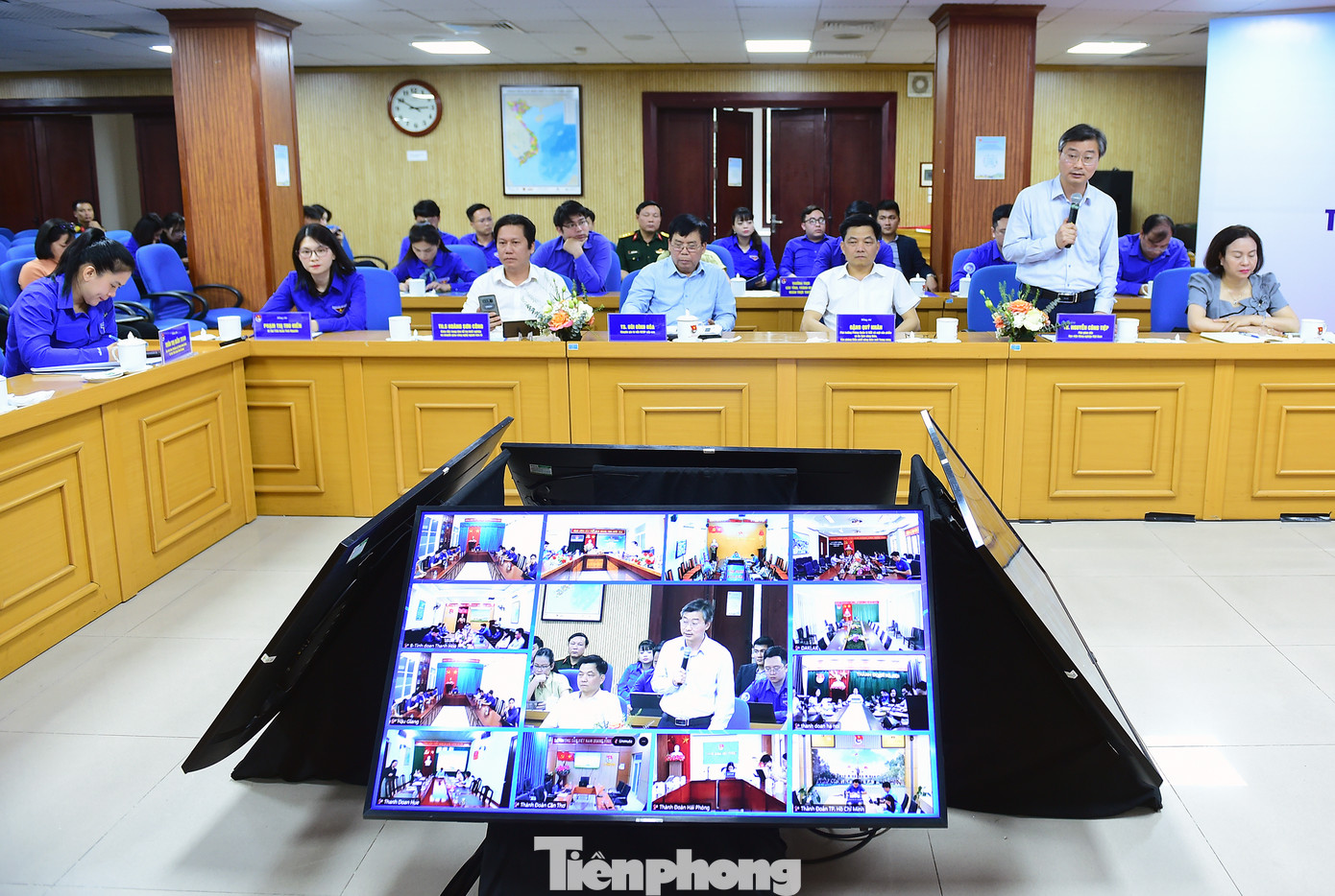 Hội nghị đã nhận được nhiều ý kiến, đề xuất từ chuyên gia, nhà quản lý, cán bộ Đoàn. Ảnh: Xuân Tùng Hội nghị đã nhận được nhiều ý kiến, đề xuất từ chuyên gia, nhà quản lý, cán bộ Đoàn. Ảnh: Xuân Tùng