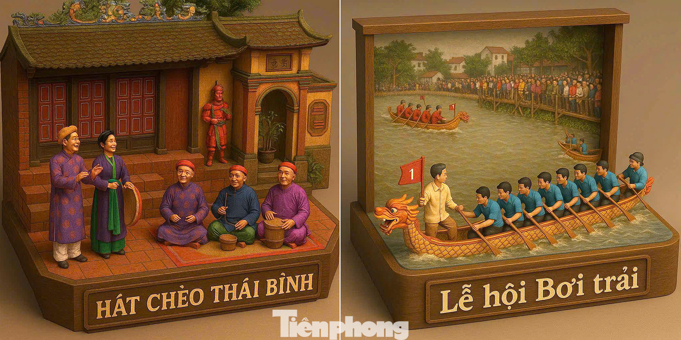 Cùng ứng dụng AI tạo hình ảnh 3D, mỗi hình ảnh được xây dựng vẫn mang nét đặc trưng riêng; thể hiện sự đổi mới sáng tạo của những người trẻ trong việc làm chủ công nghệ.