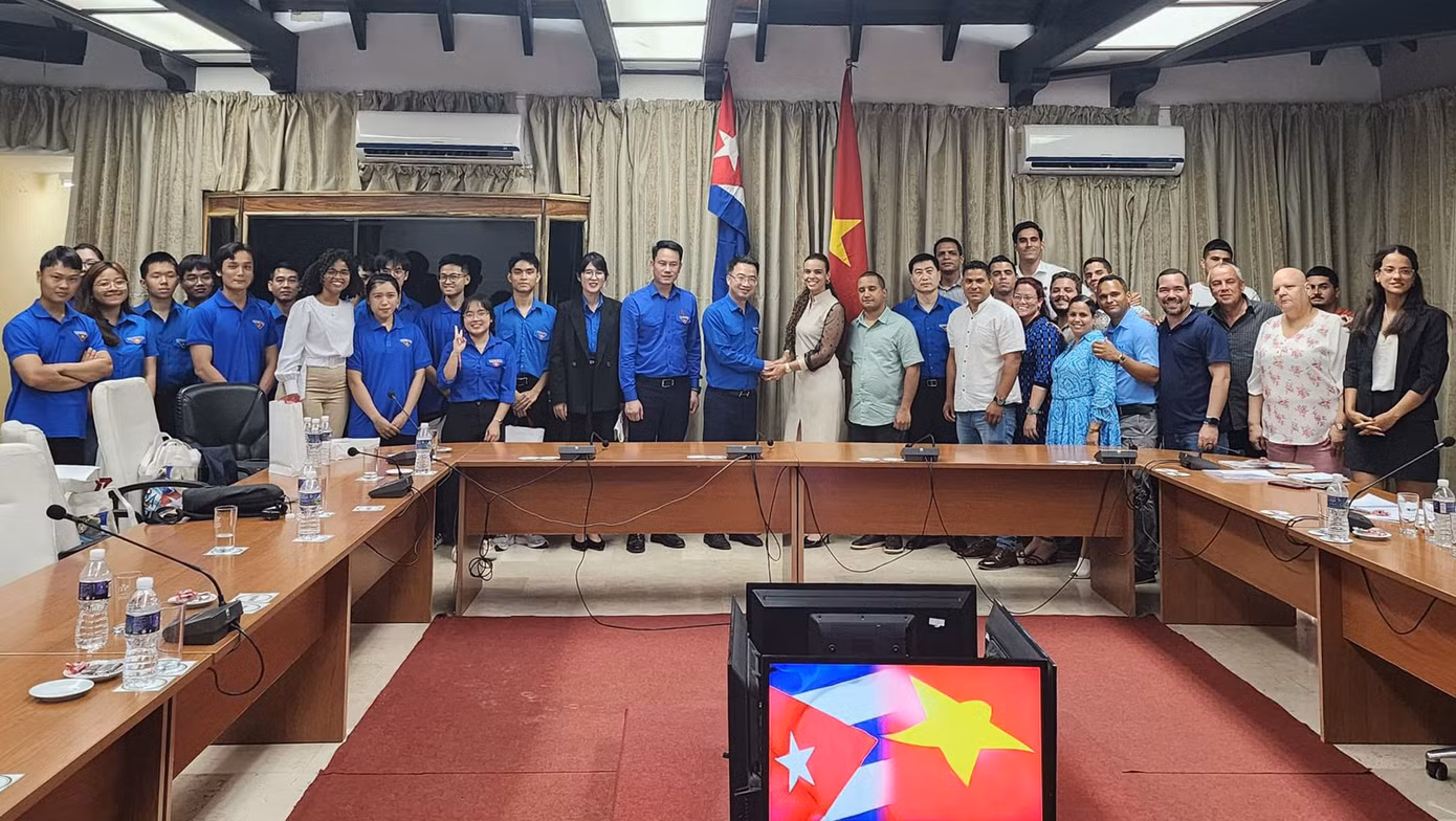 Diễn đàn Thanh niên Việt Nam - Cuba. Ảnh: T.Ư Đoàn