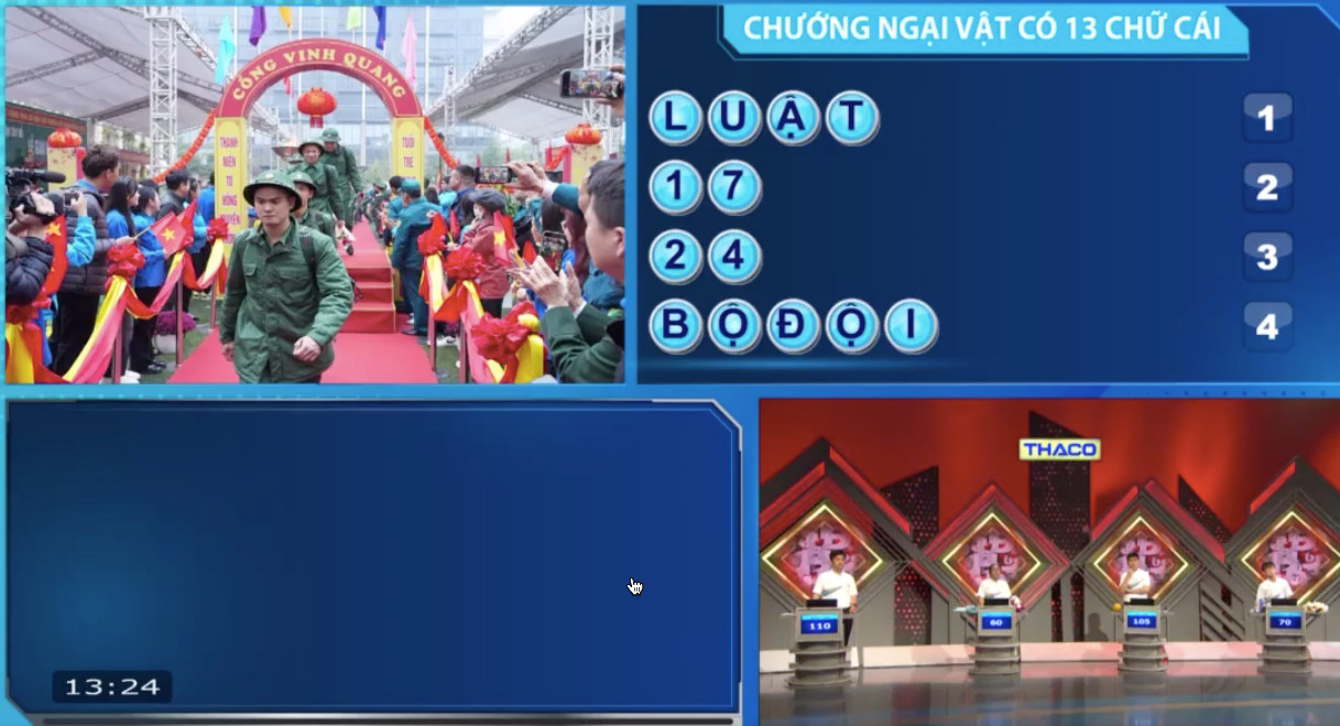 Nhựt Lam là thí sinh giải mã thành công ẩn số chướng ngại vật quý II. Nhựt Lam là thí sinh giải mã thành công ẩn số chướng ngại vật quý II.