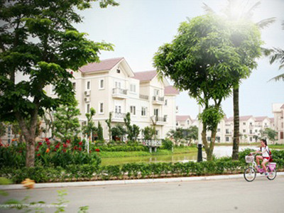 Không gian sống trong lành tại Vincom Village
