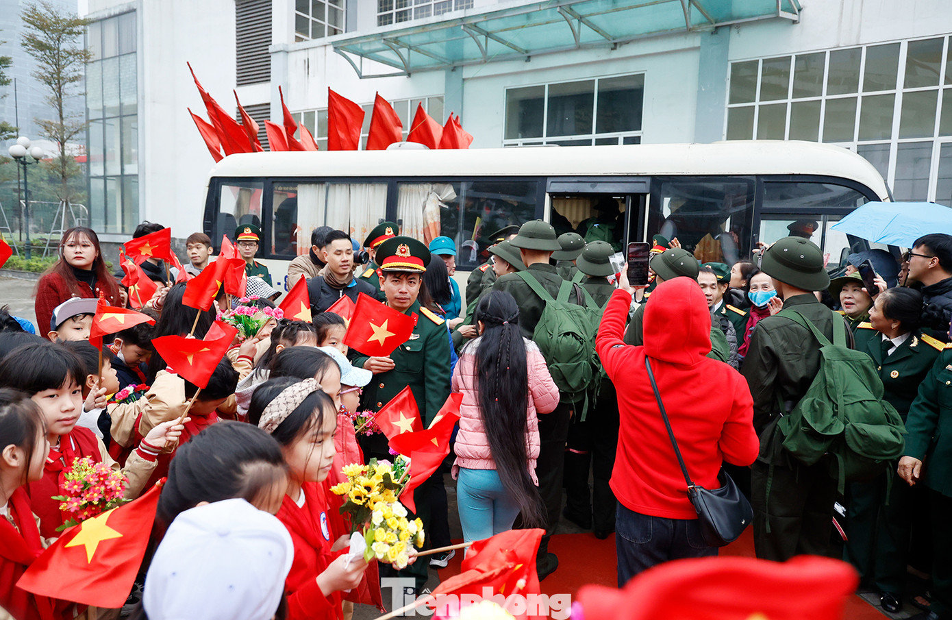 Tại Lễ giao, nhận quân, Hội đồng Nghĩa vụ quân sự quận Thanh Xuân đã bàn giao công dân nhập ngũ cho các đơn vị nhận quân: Bộ tư lệnh Thủ đô; Trường Cao đẳng Hậu cần 1 (Tổng cục Hậu cần); F371 Quân chủng Phòng không - Không quân; phòng PX01/Công an Thành phố Hà Nội.