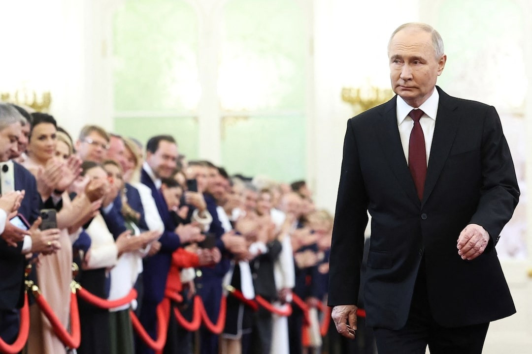 Tổng thống Nga Vladimir Putin tại lễ nhậm chức ngày 7/5. Ảnh: Reuters Tổng thống Nga Vladimir Putin tại lễ nhậm chức ngày 7/5. Ảnh: Reuters