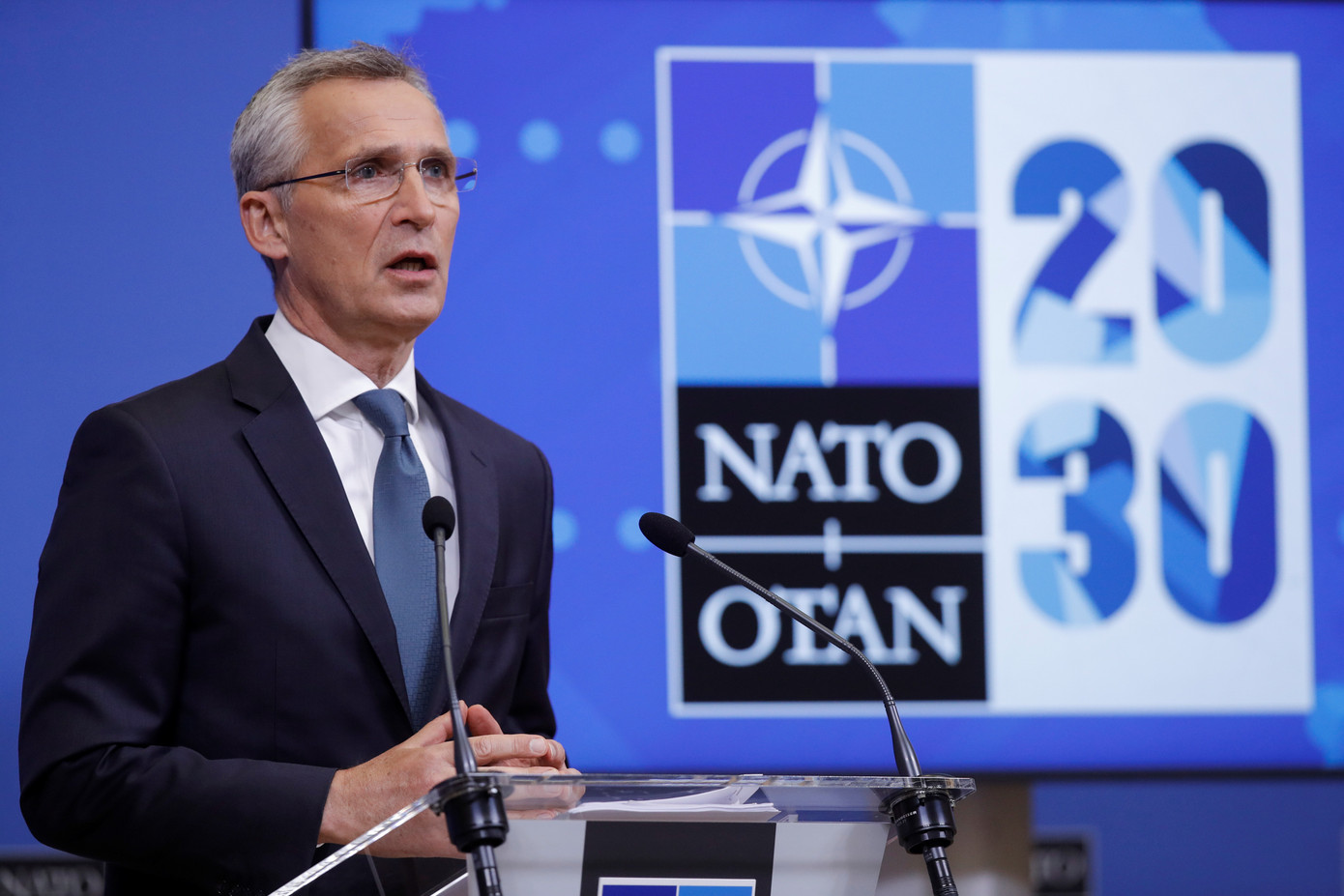 Tổng thư ký NATO Jens Stoltenberg. Ảnh: Reuters