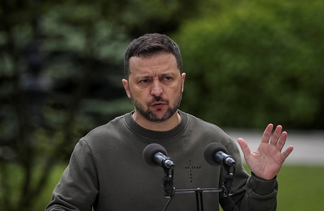 Tổng thống Ukraine Volodymyr Zelensky. Ảnh: Reuters