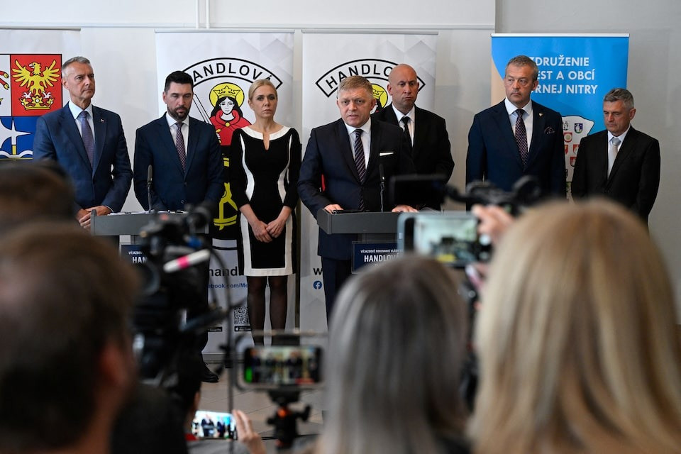 Thủ tướng Robert Fico phát biểu hôm 15/5 trước khi bị bắn.