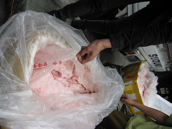 Toàn bộ bao bì số hàng đều mang nhãn mác Trung Quốc