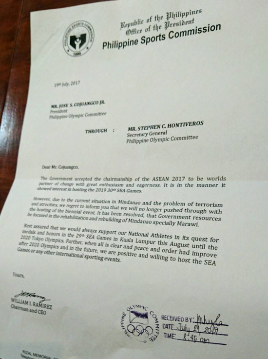 Philippines bất ngờ rút lui, không đăng cai SEA Games 30 ảnh 1
