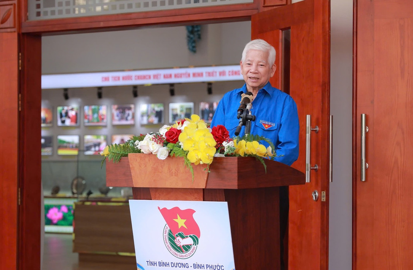 Nguyên Chủ tịch nước Nguyễn Minh Triết chia sẻ tại lễ gặp mặt cán bộ Đoàn qua các thời kỳ Ảnh: Thiên Phúc Nguyên Chủ tịch nước Nguyễn Minh Triết chia sẻ tại lễ gặp mặt cán bộ Đoàn qua các thời kỳ Ảnh: Thiên Phúc