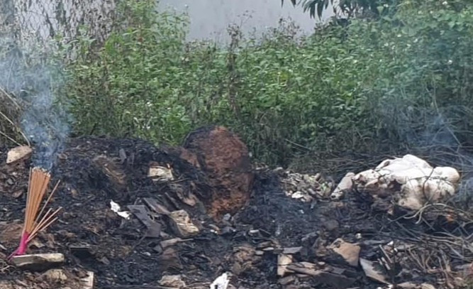 Hiện trường nơi xảy ra vụ việc Hiện trường nơi xảy ra vụ việc