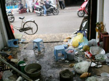 Quán phở bẩn kinh hoàng