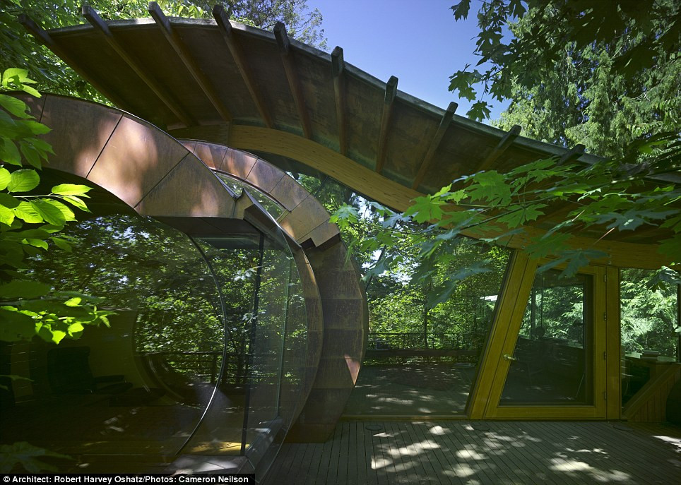 Sử dụng rất nhiều kính để quan sát phong cảnh xung quanh