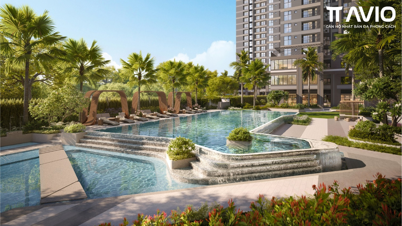 Phối cảnh tiện ích nội khu đồng bộ của dự án TT AVIO